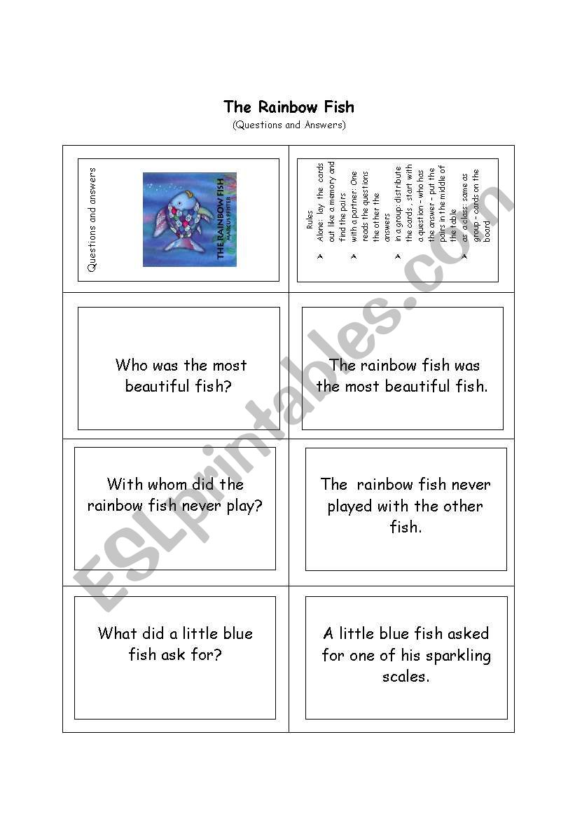 The Rainbow Fish Short Story With Pictures Unique Fish Photo