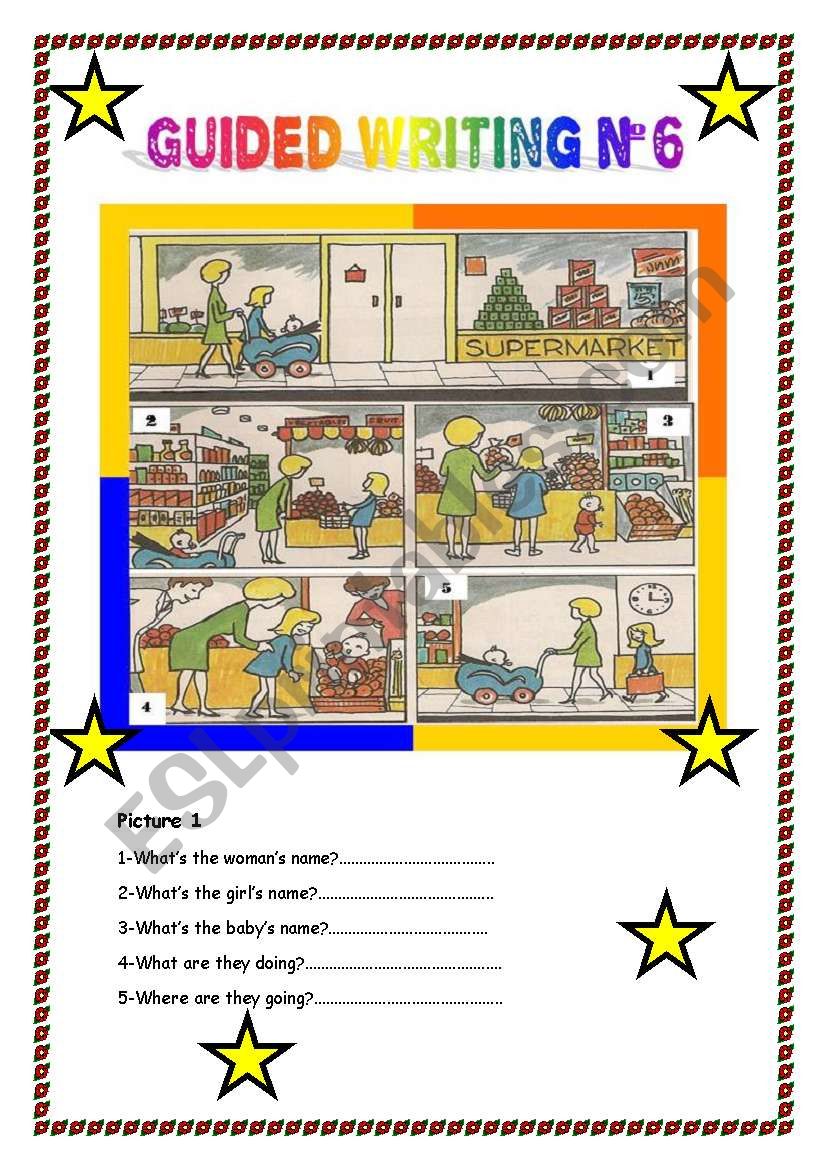 Guided writing  worksheet