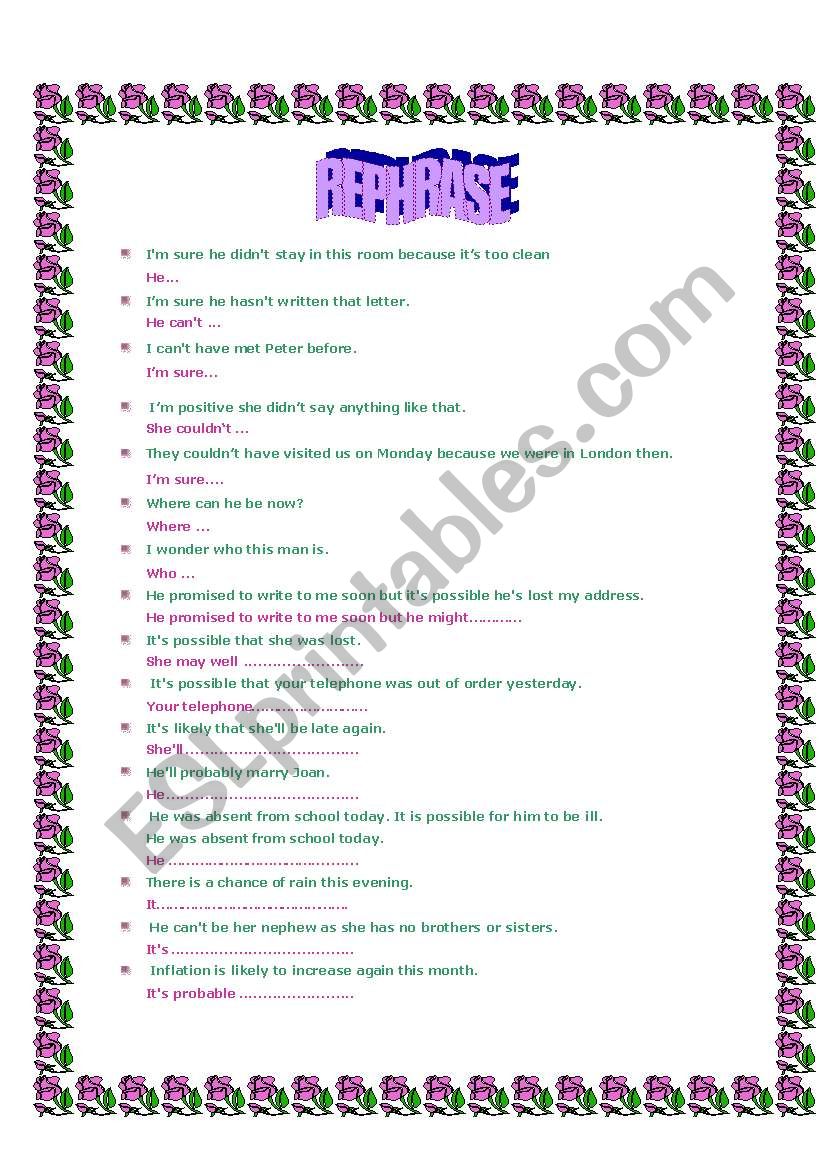 TWO PAGES  worksheet