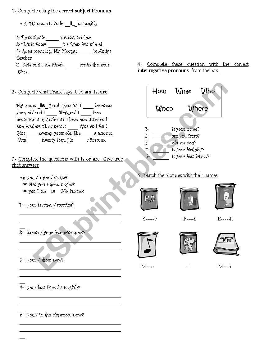 To-be worksheet