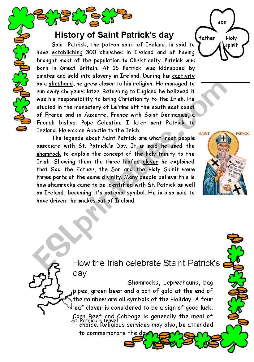 St. Patrick. History and tradition