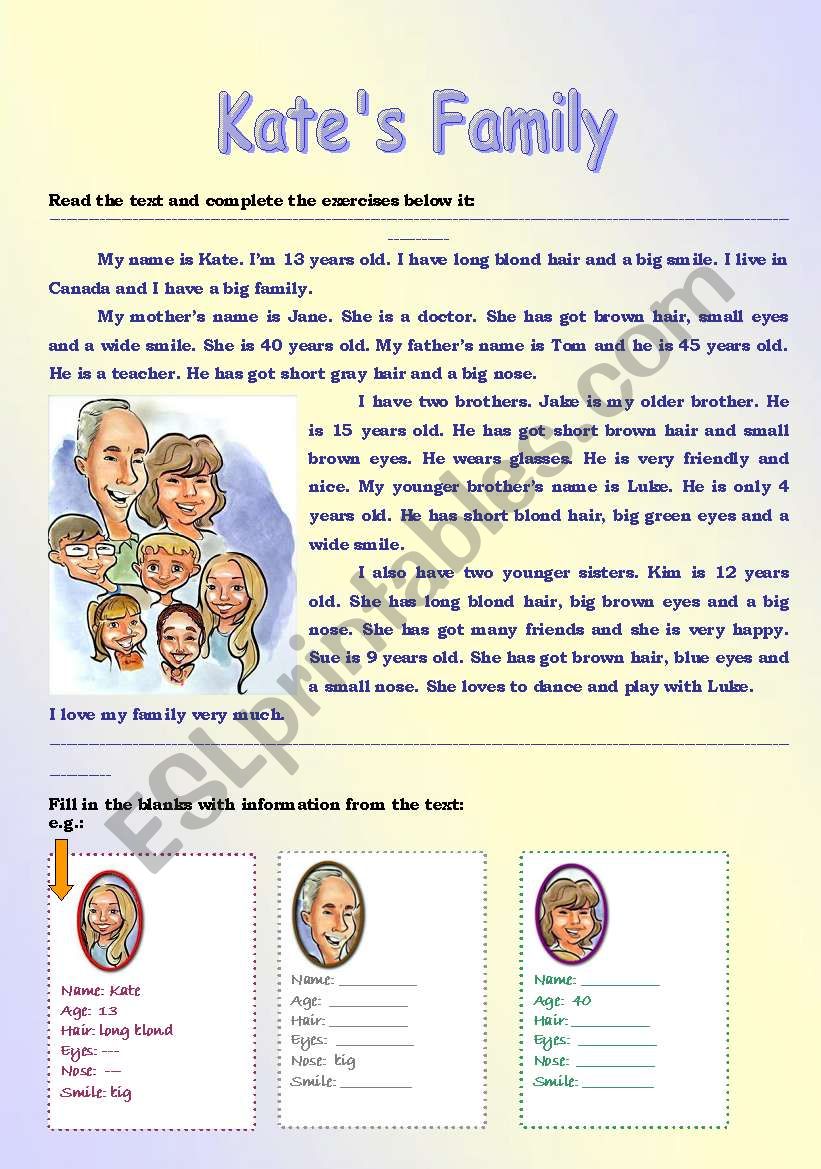 KateÂ´s Family part 1 (out of 3)