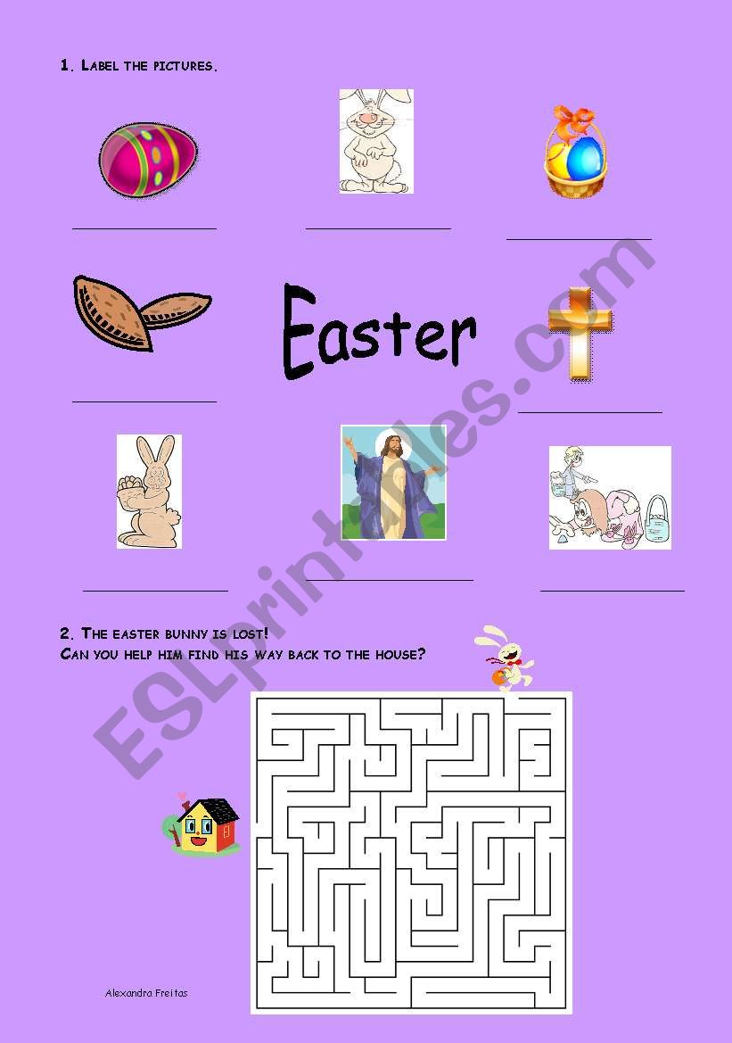 Easter  worksheet