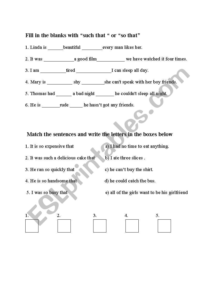 so.. that  or such ... that worksheet