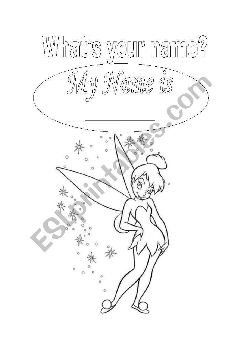 whats your name? worksheet