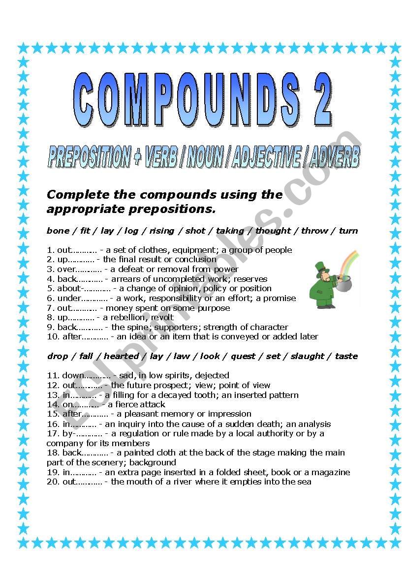 Compounds 2 worksheet