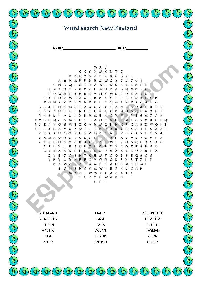 english-worksheets-wordsearch-new-zealand