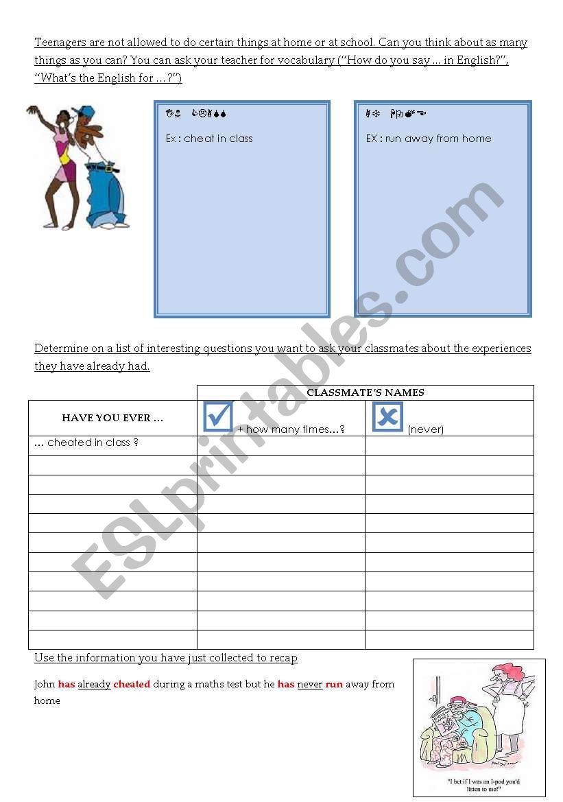 Are you an outlaw? worksheet
