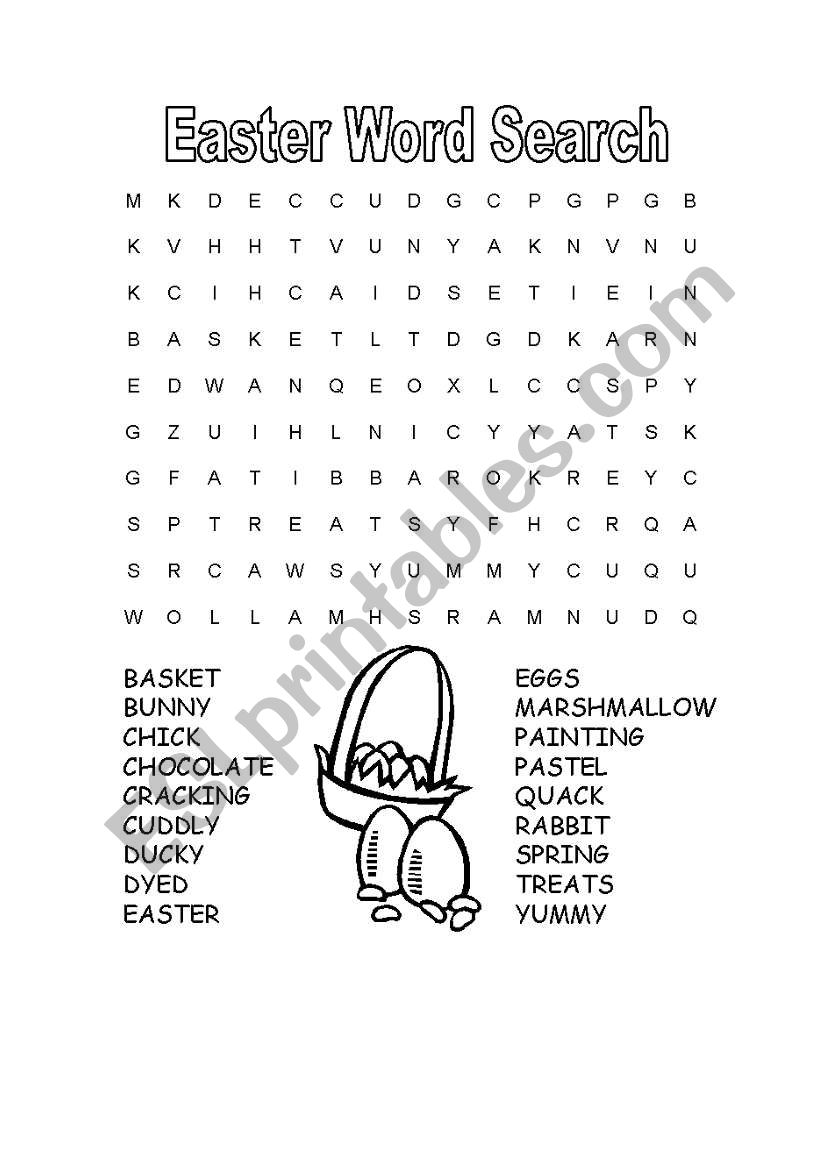 Eastern Crossword worksheet