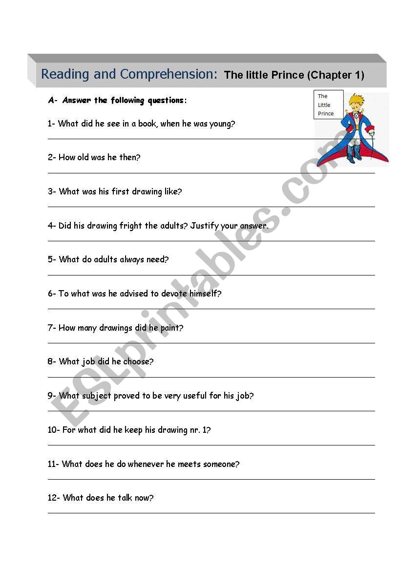 the-little-prince-esl-worksheet-by-p-ulinh