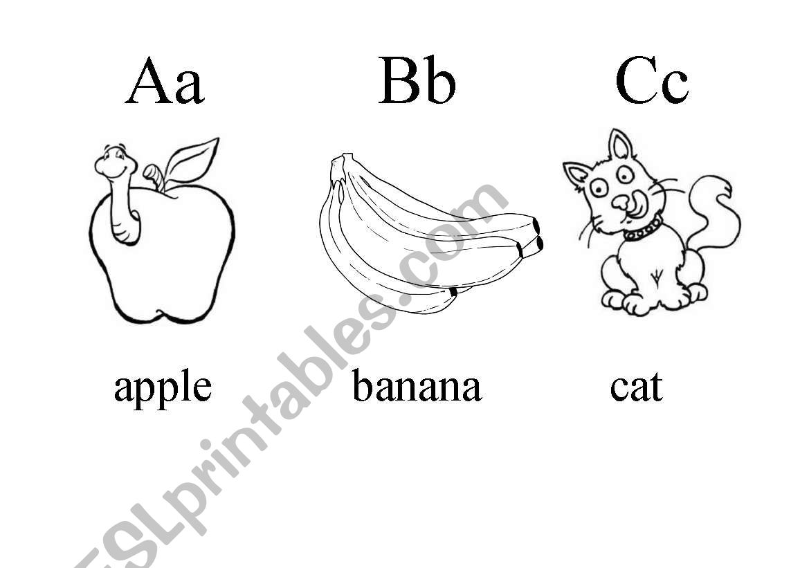 Alphabet I worksheet