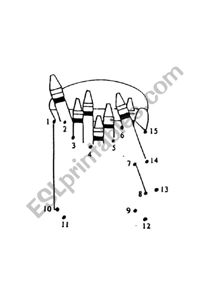crayons worksheet