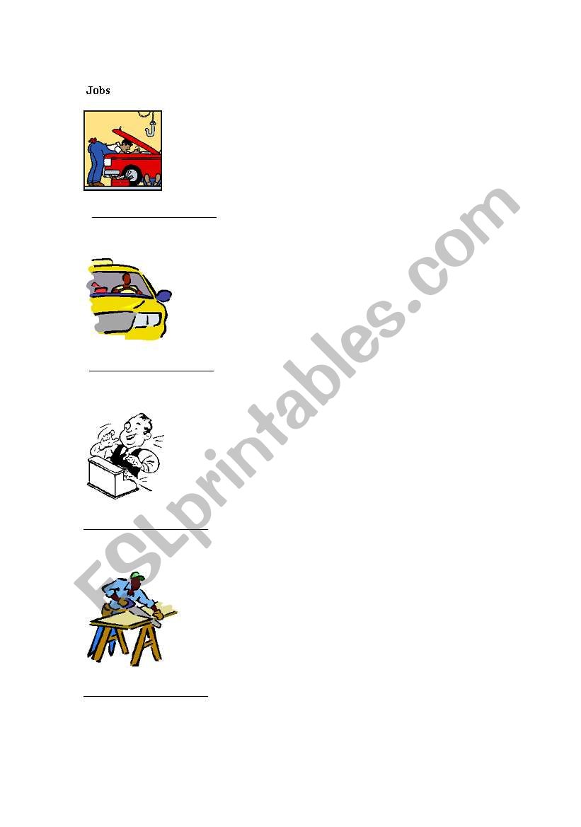 Jobs  worksheet