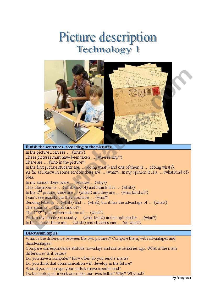 Picture Description - Technology 1