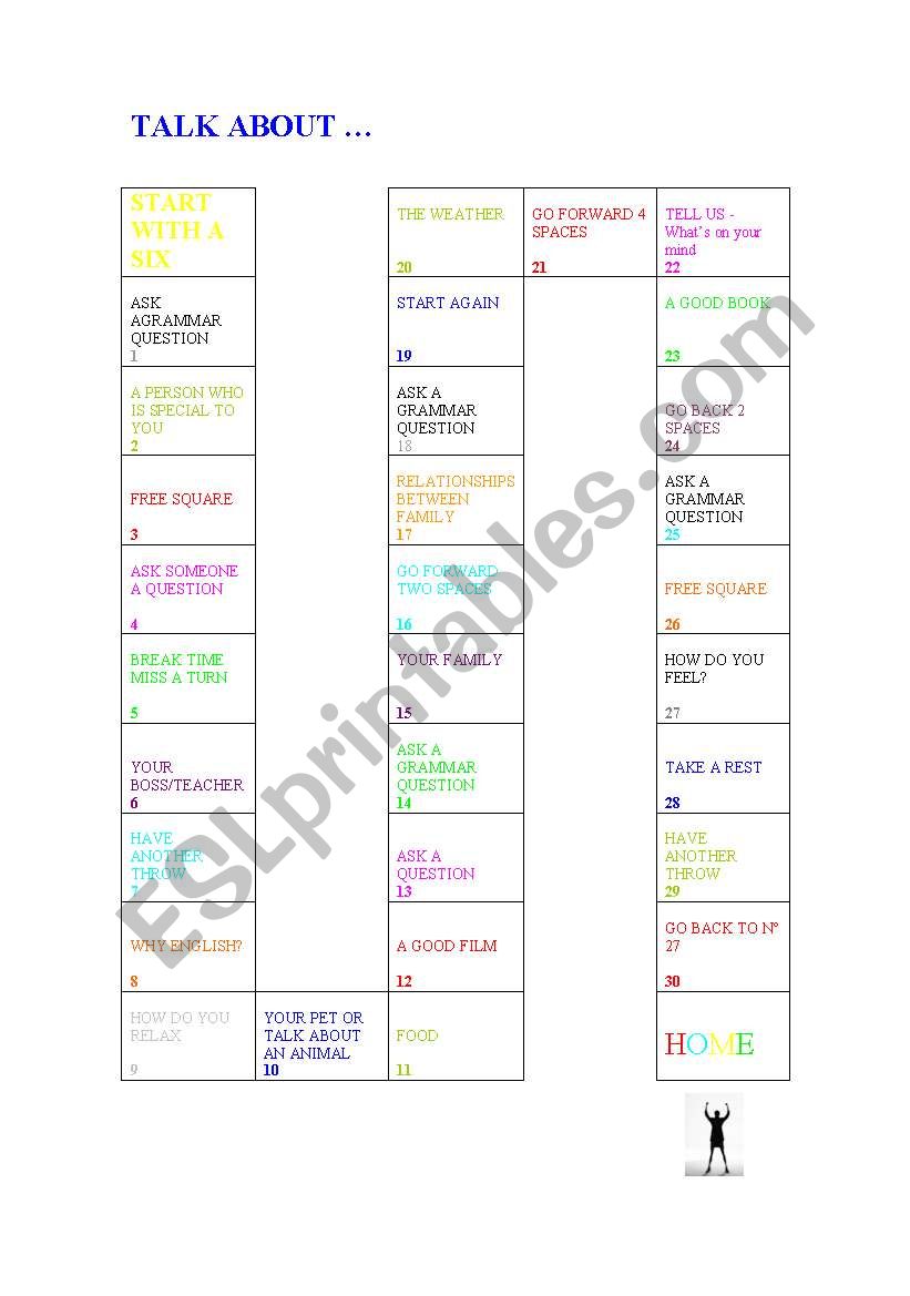 DISCUSSION GAME worksheet