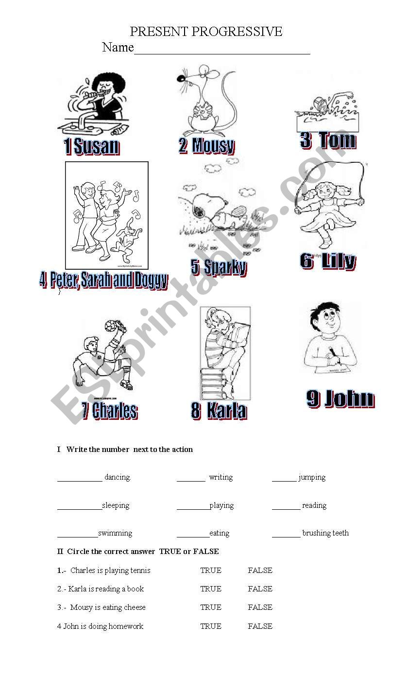 english-worksheets-present-progressive