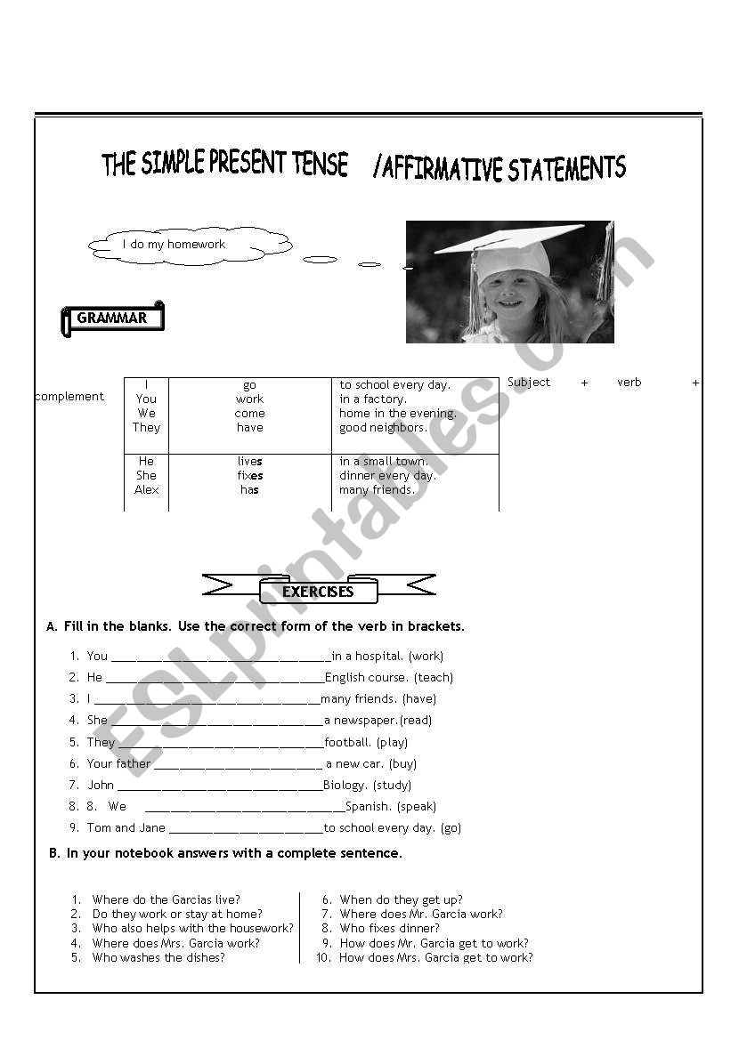 nex part  worksheet