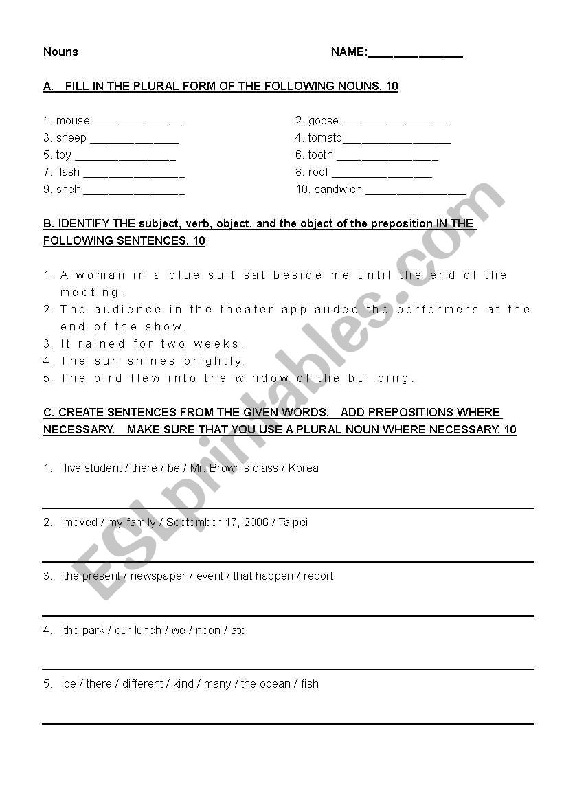 nouns-worksheets-5th-grade