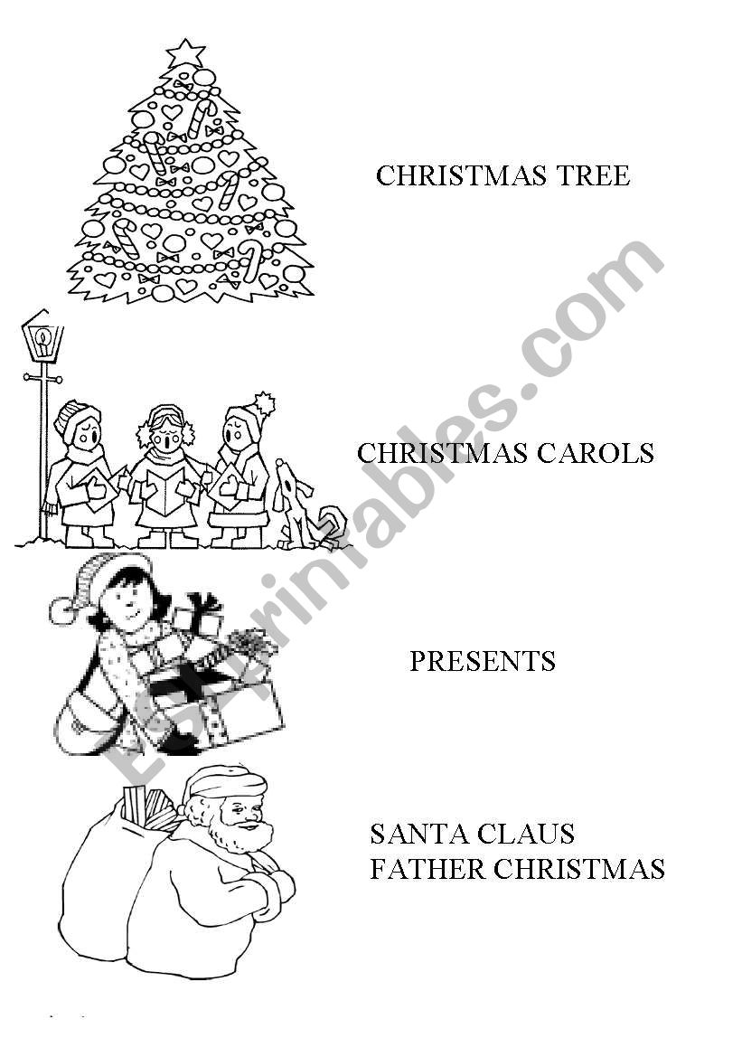 Christmst objects worksheet