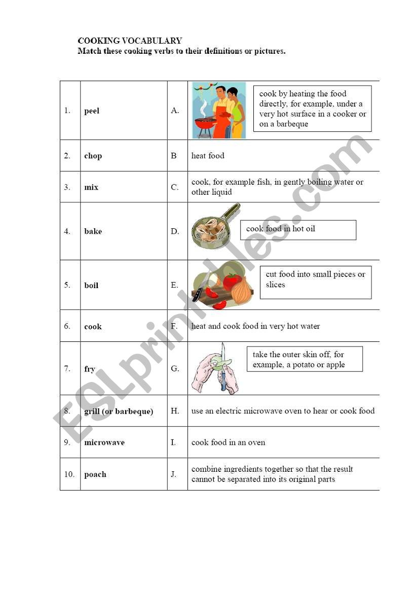 verbs worksheet