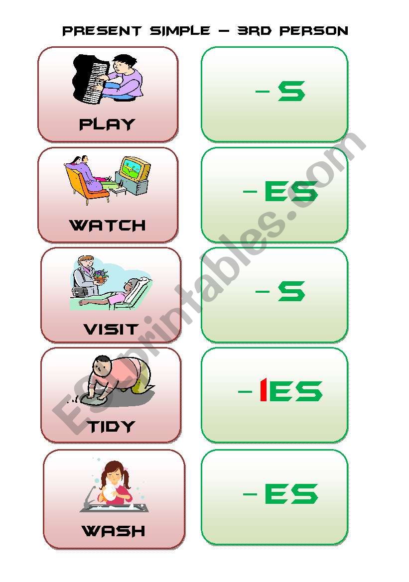 PRESENT SIMPLE ACTIVITY CARDS 1