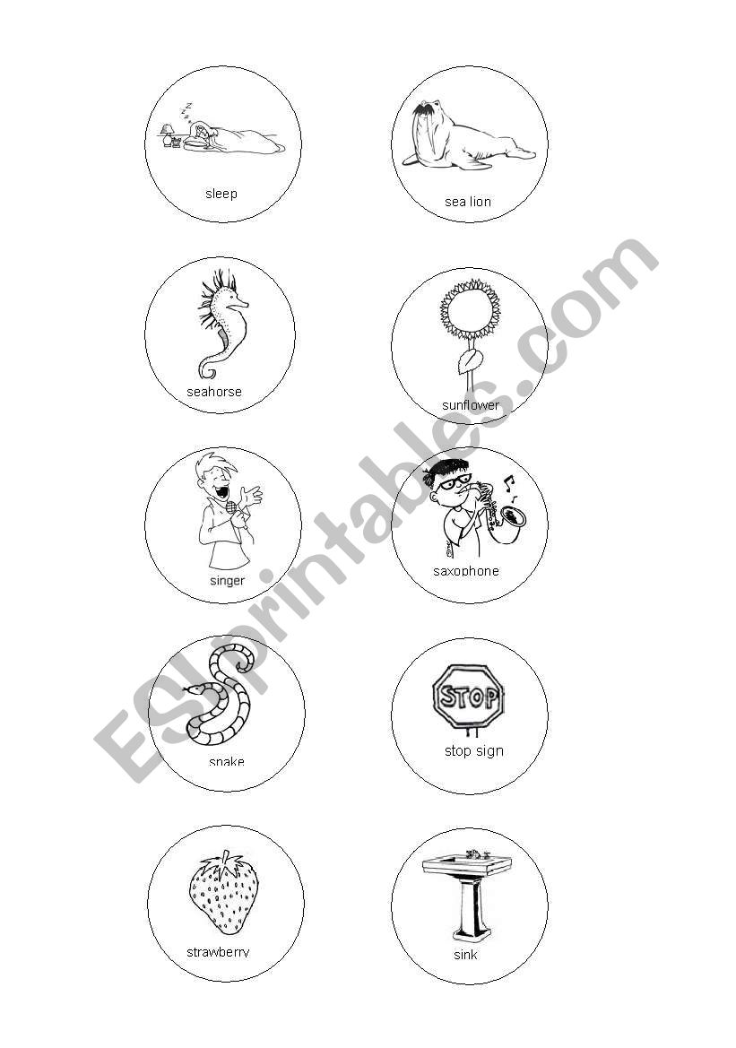 S-Sound worksheet