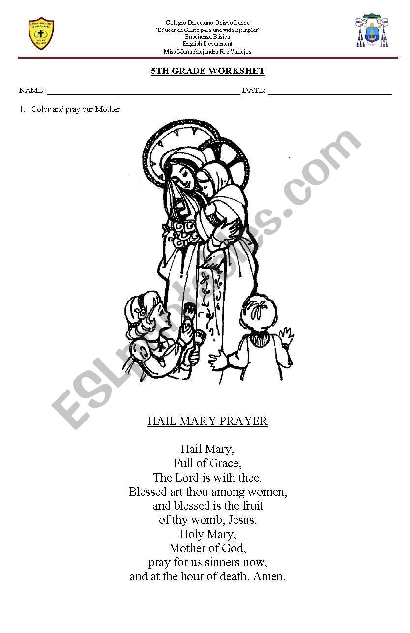 PRAY worksheet