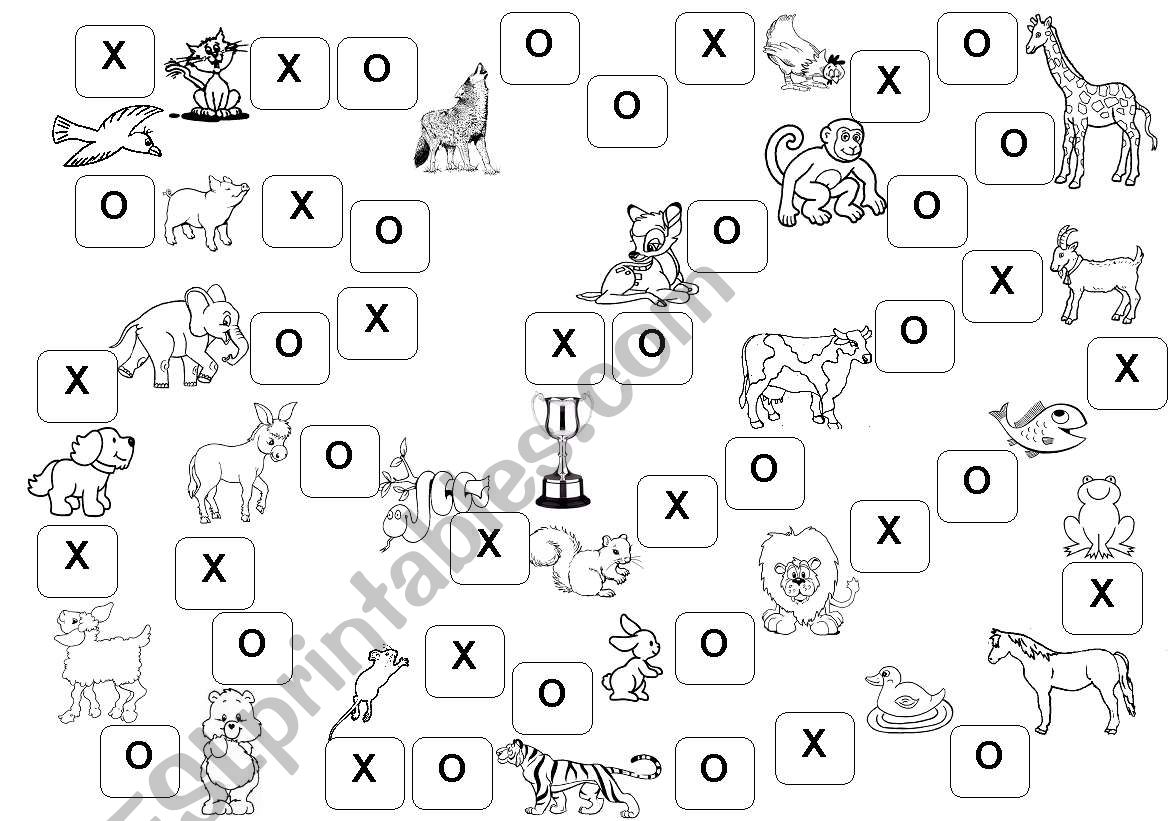 Animal play  worksheet