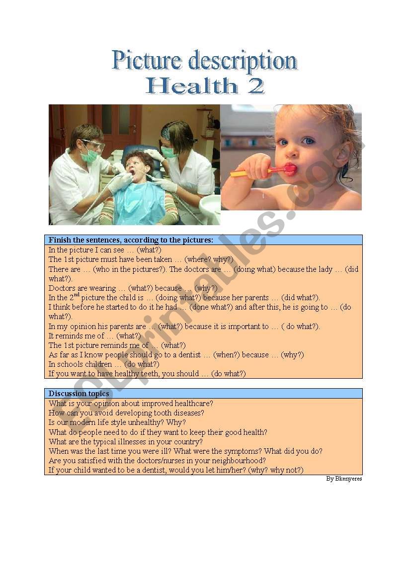 Picture Description - Health 2