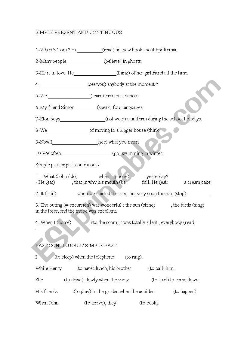 MISCELANEA worksheet