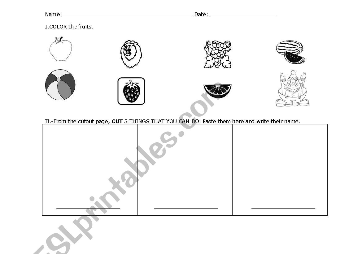 Diagnose Worksheet worksheet