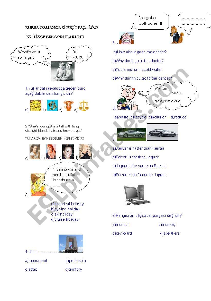 SBS TEST FOR 7TH GRADES(30 QUESTIONS PARALLEL TO SPOT ON 7)