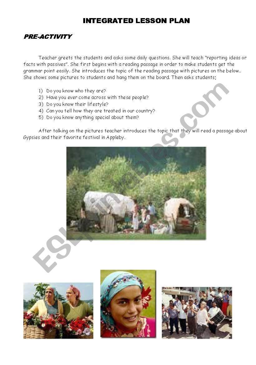 worksheet about gypsies worksheet