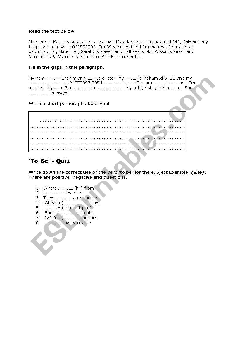 test3 worksheet