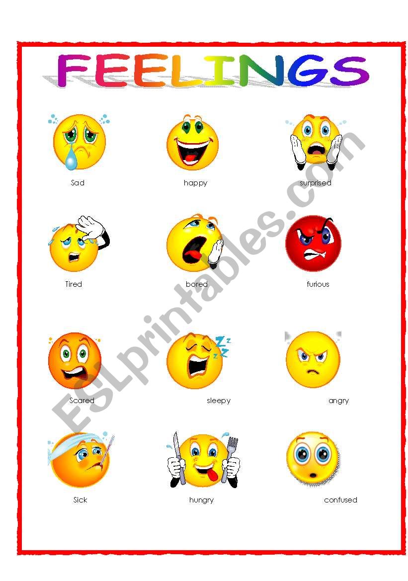 Feelings worksheet