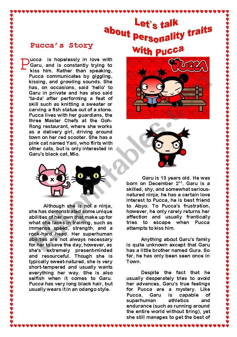 LetÂ´s talk about personality traits