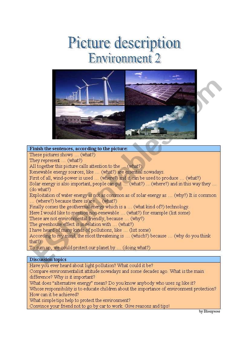 Picture Description - Environment 2