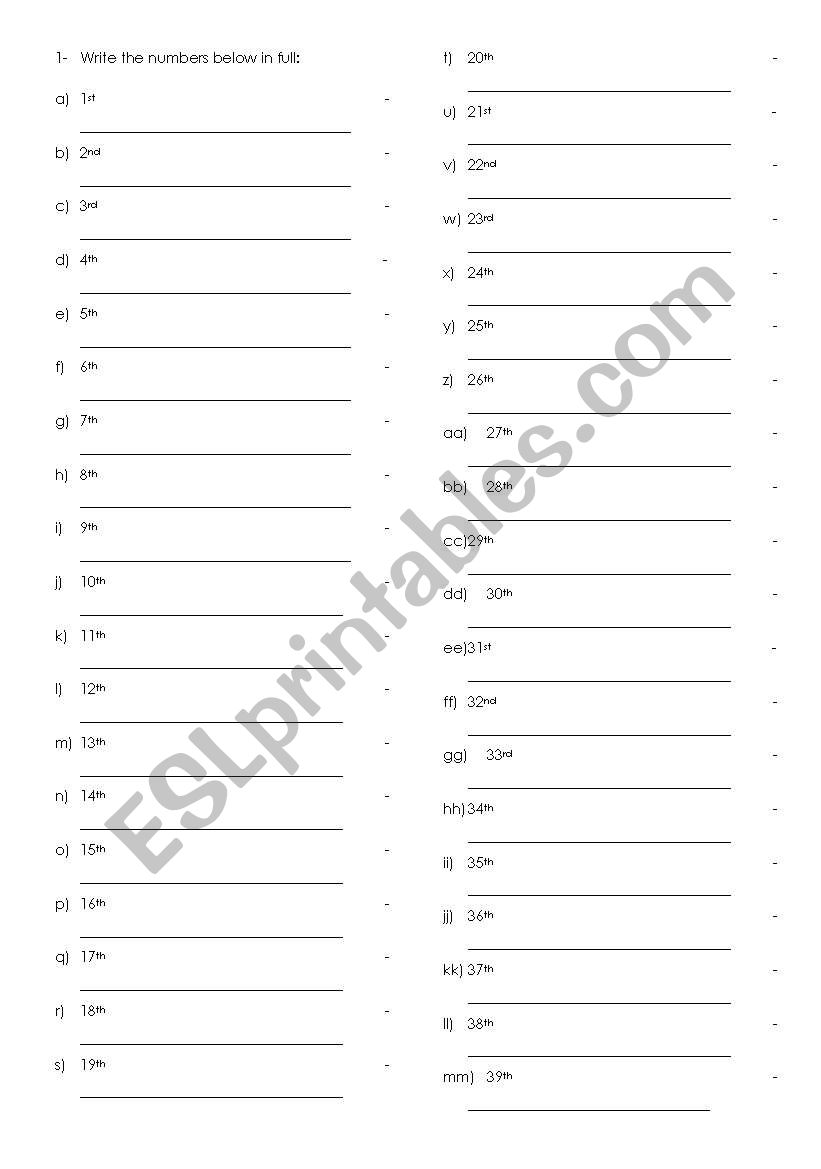 Cardinal Numbers and Complete dates