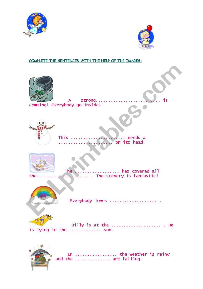 seasons(II) worksheet