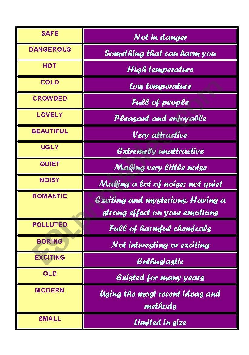 adjective-meaning-esl-worksheet-by-thanora