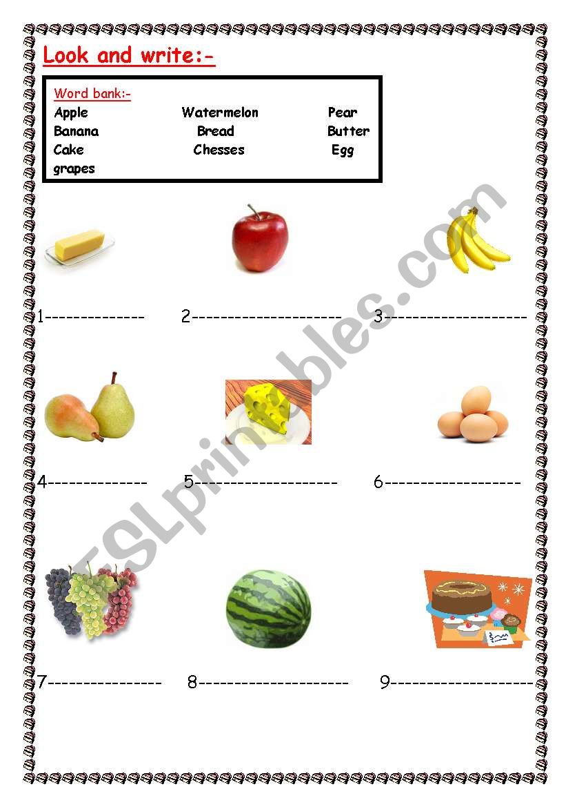 vocabulary  worksheet