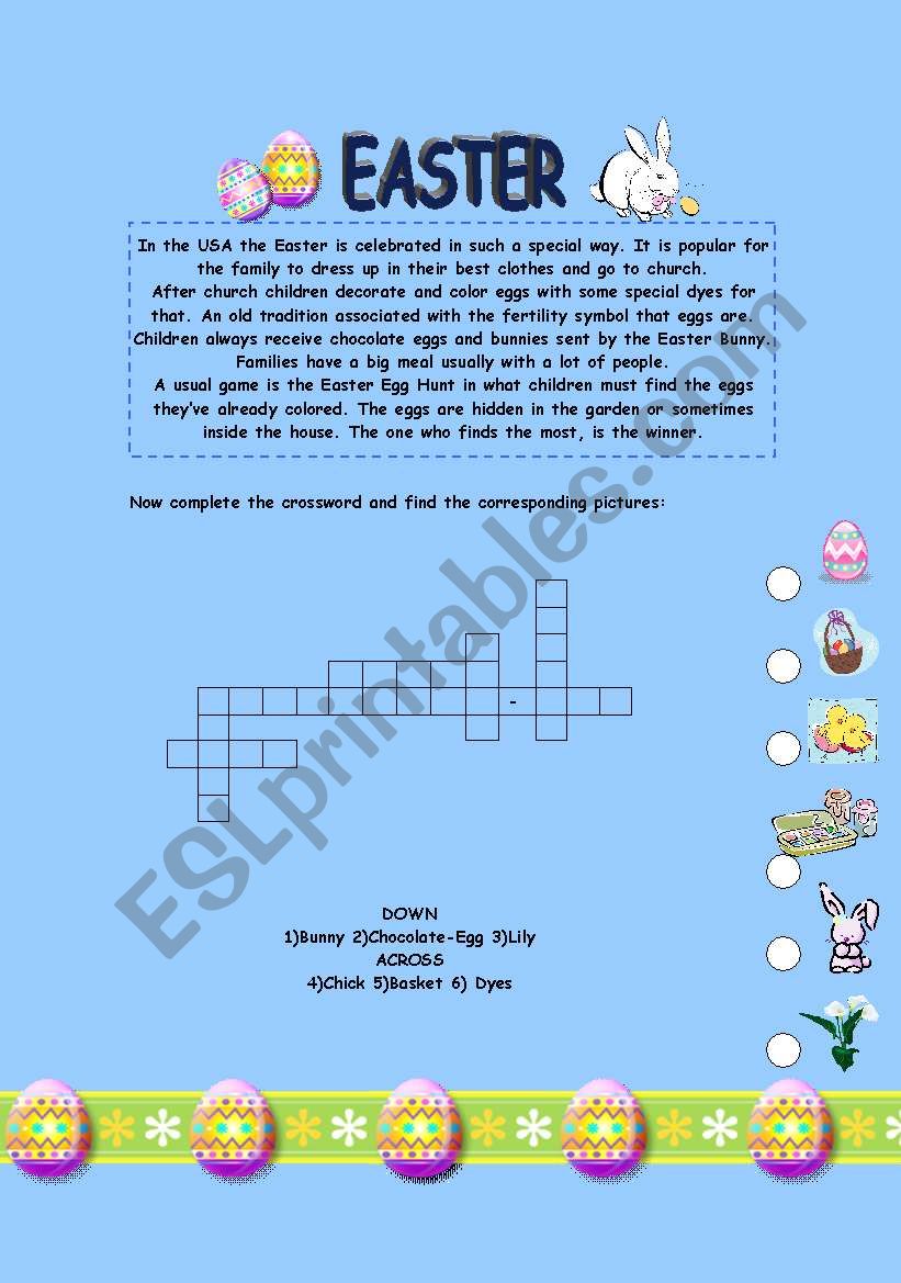 Easter Activity worksheet