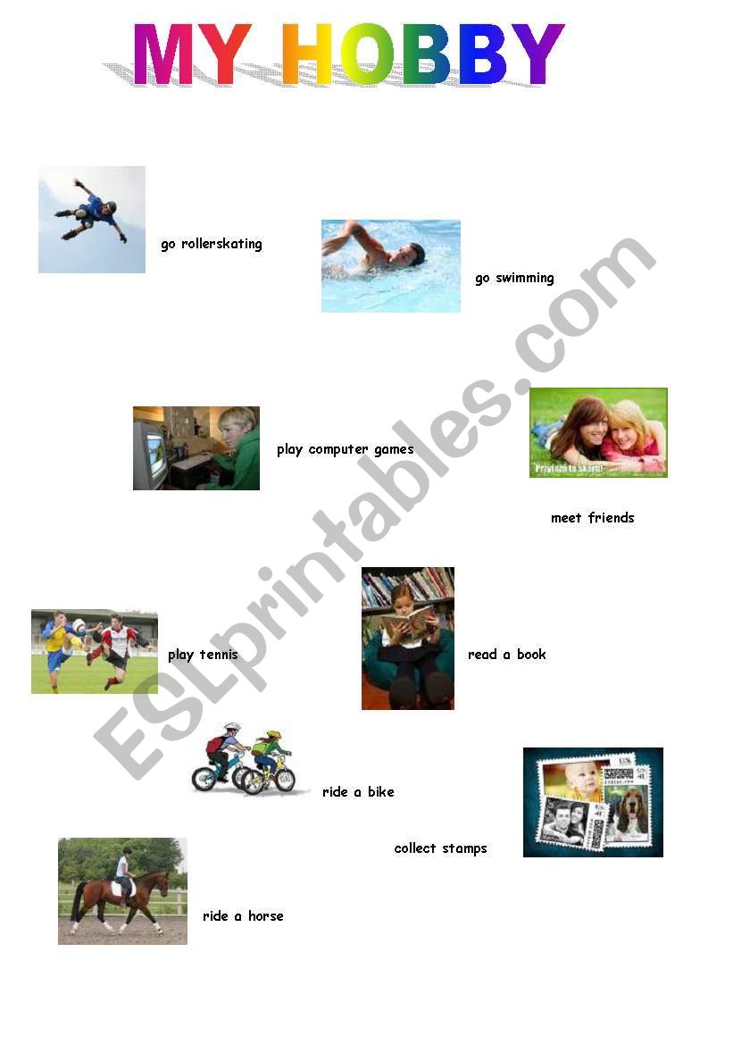 My hobby 2 (6 pages) worksheet