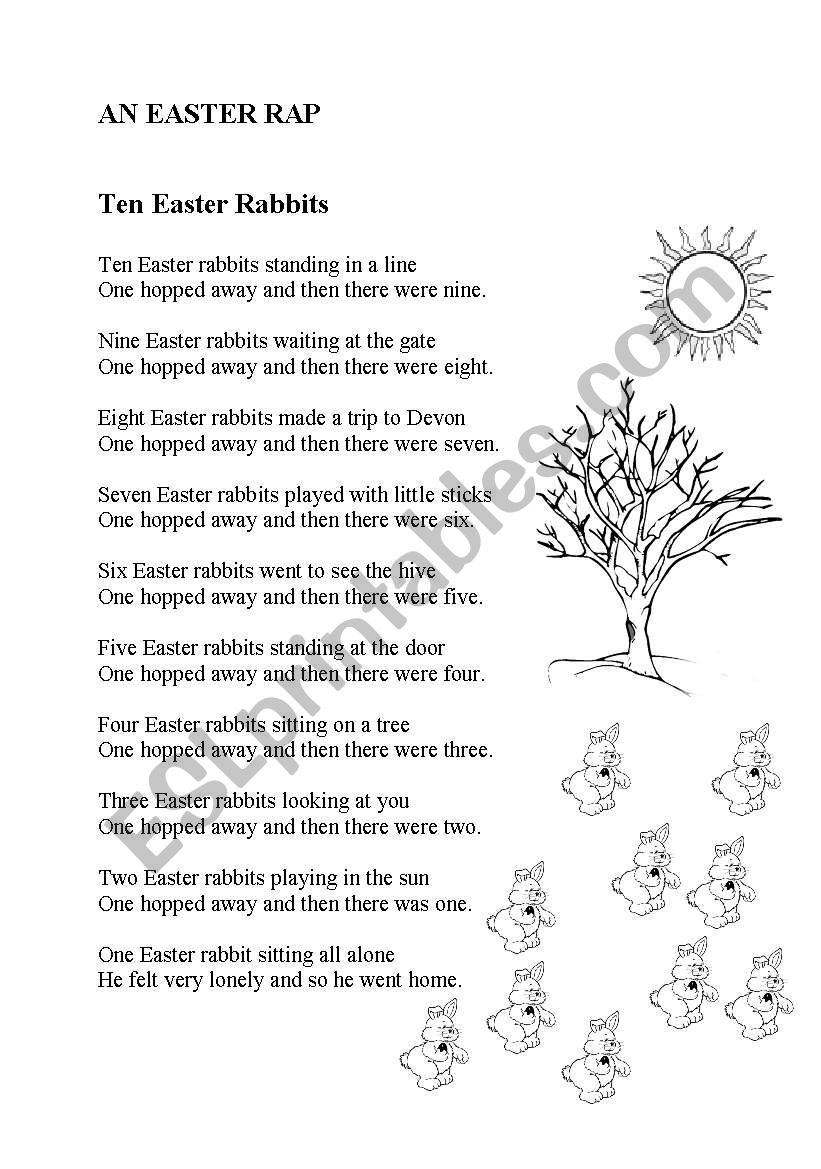 Ten Easter Rabbits - An Easter Rap