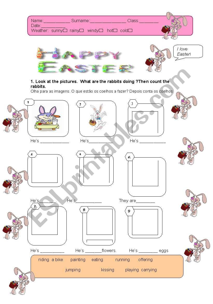 Easter worksheet worksheet