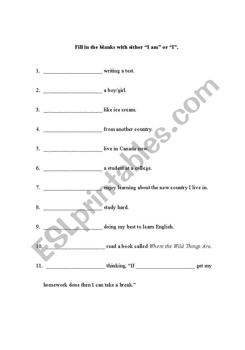 Test: Fill in the Blanks with Either 