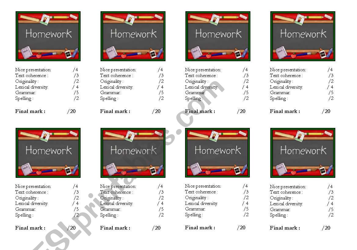 Helpers for marking homeworks!!! (1)