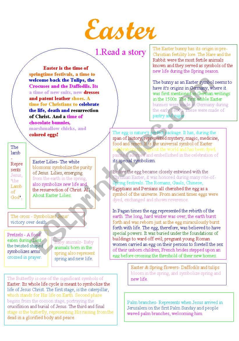 Easter worksheet