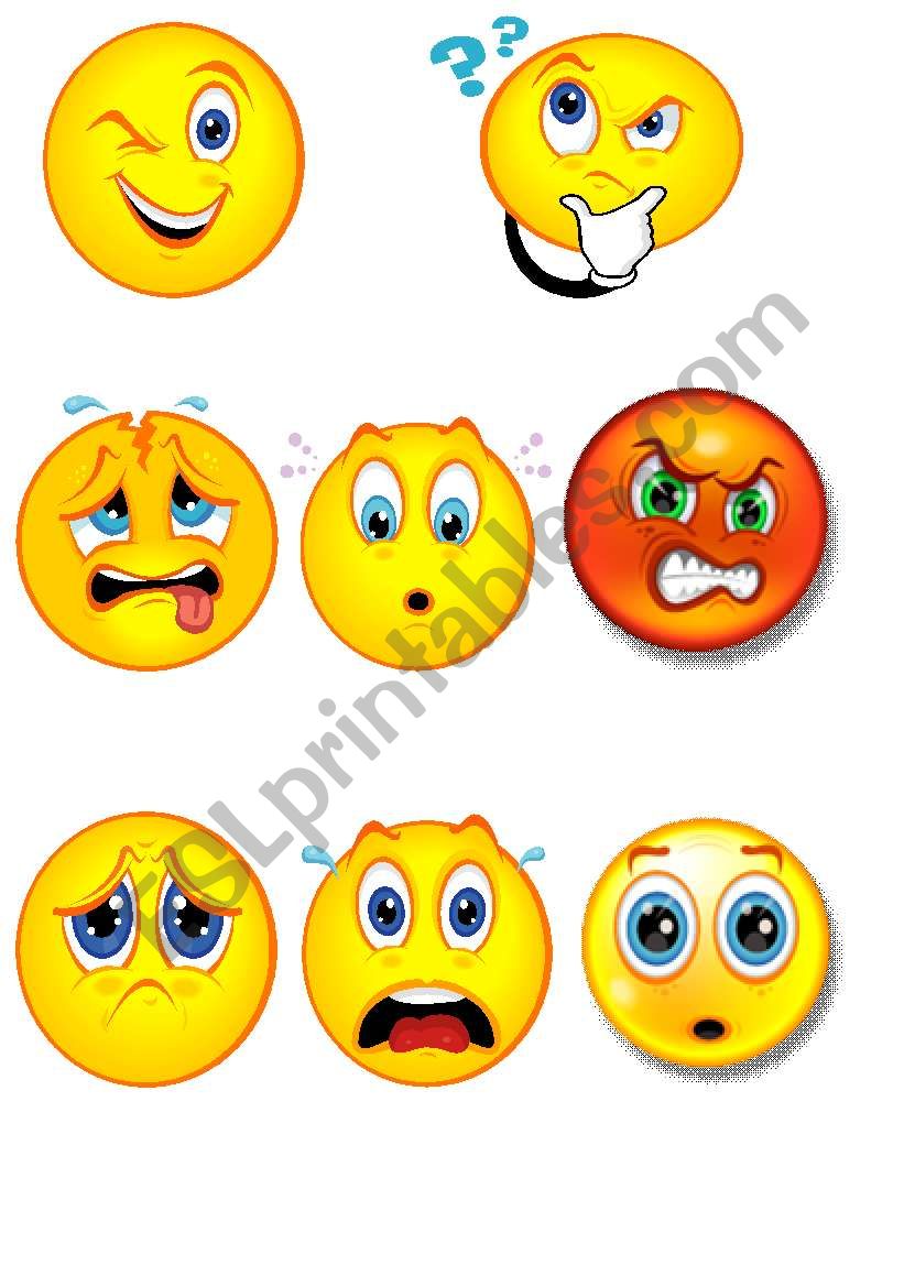 Feelings, emotions, mood 2 worksheet