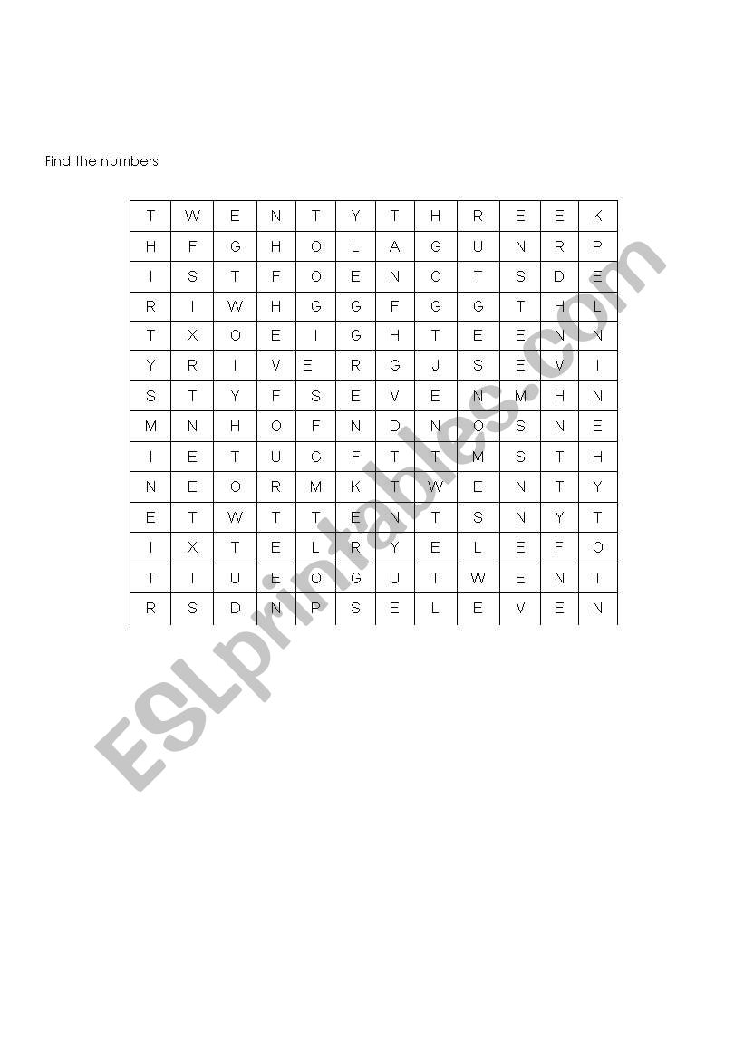 Letter Soup  worksheet